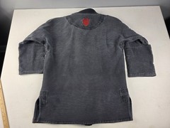 VTG KINGZ KIMONO Gray/Blue Gi Top A2H MMA Judo Jiu Jitsu Distressed Ultralight
