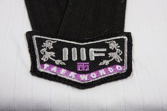MOOTO 3F Woman Taekwondo Uniform Black V-Neck Female Dobok TKD
