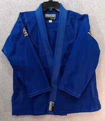 Reevo X Ultra Light Top Jacket Adult’s Size A1 Blue Brazillian Jiu Jitsu GUC