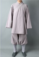 High-grade Cotton&Linen Shaolin Monk Kung Fu Clothing Zen Buddhist