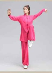 Tai Chi Clothes Wushu Kung Fu Dress Martial Art Uniform Long Sleeves Breathable