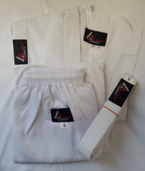 Legend Legacy Jiu Jitsu GIS, Brazilian BJJ Kimono with Free Belt White Size 5