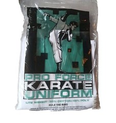 Pro Force Karate Uniform Size 00 Stock #26691 55% Cotton/45%