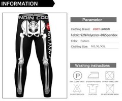 USA Ship Black Dragon BJJ MMA Spats Compression Pants for Brazilian Jiu jitsu