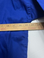 Taekwondo Gi Kids Size 1/150 Blue 2-Piece Used. With 2 Belts Green And White.