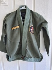 Moya Brand Co. BJJ Gi Uniform Set Type M-025 Green Unisex Size K2