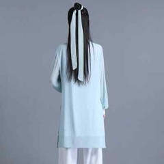 Tai Chi Clothes Women Wushu Clothes Kung Fu Clothes Martial Art Uniform Cyan