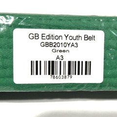 Barra Edition A3 Green Youth Belt GBB2010YA3