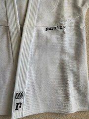 Pura Fibra Kids BJJ Gi Brazilian Jiu Jitsu Uniform Youth M000-M5 Blue Black Whit