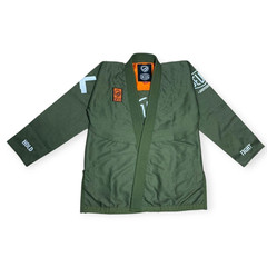 Shoyoroll x Deus Ex Machina BJJ Gi 450 GSM Kimono Black and green SuiT With Bag