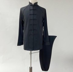 Women Men Milk Silk Martial Arts Uniform Yoga Tai Chi Set Kung Fu Wing Chun Suit