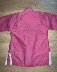 Vector Sports Gear Attila Series Kids Size K0 In Pink – Top Only Jiu Jitsu Gi