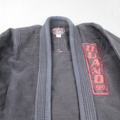 Ouano Gi Kimono Adult A0 Black MMA Jiu Jitsu (Jacket & Pant Only)