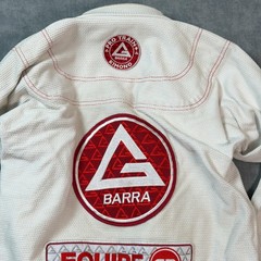 Gracie Barra Storm BJJ Gi Jacket Kimono Top A0 XS White Mens Jiu Jitsu Training