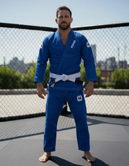 BJJ Gi Pants Brazilian Jiu Jitsu Kimono 450gsm 10oz Cotton Twill Blue A1-A4 NOMA