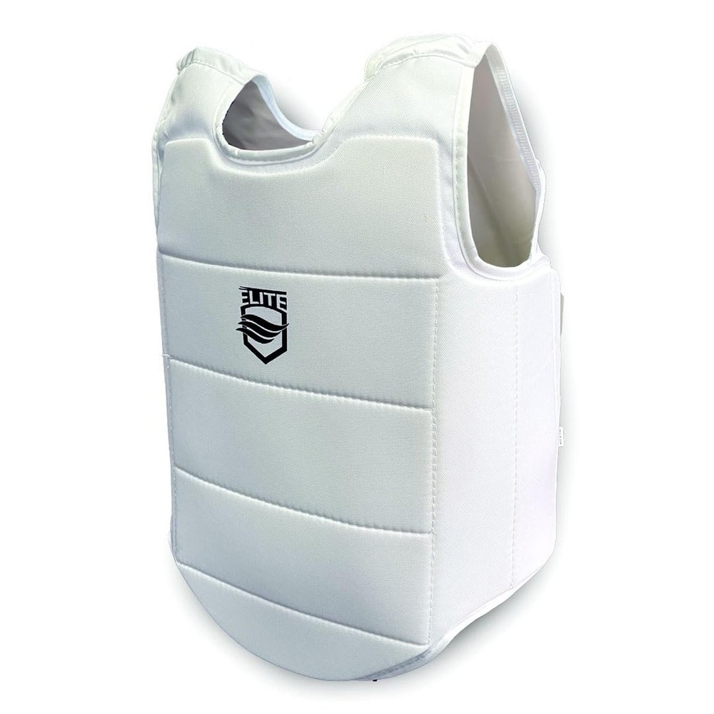 Karate Chest Guard for Kids & Adults. Martial Arts Body Protector. Large