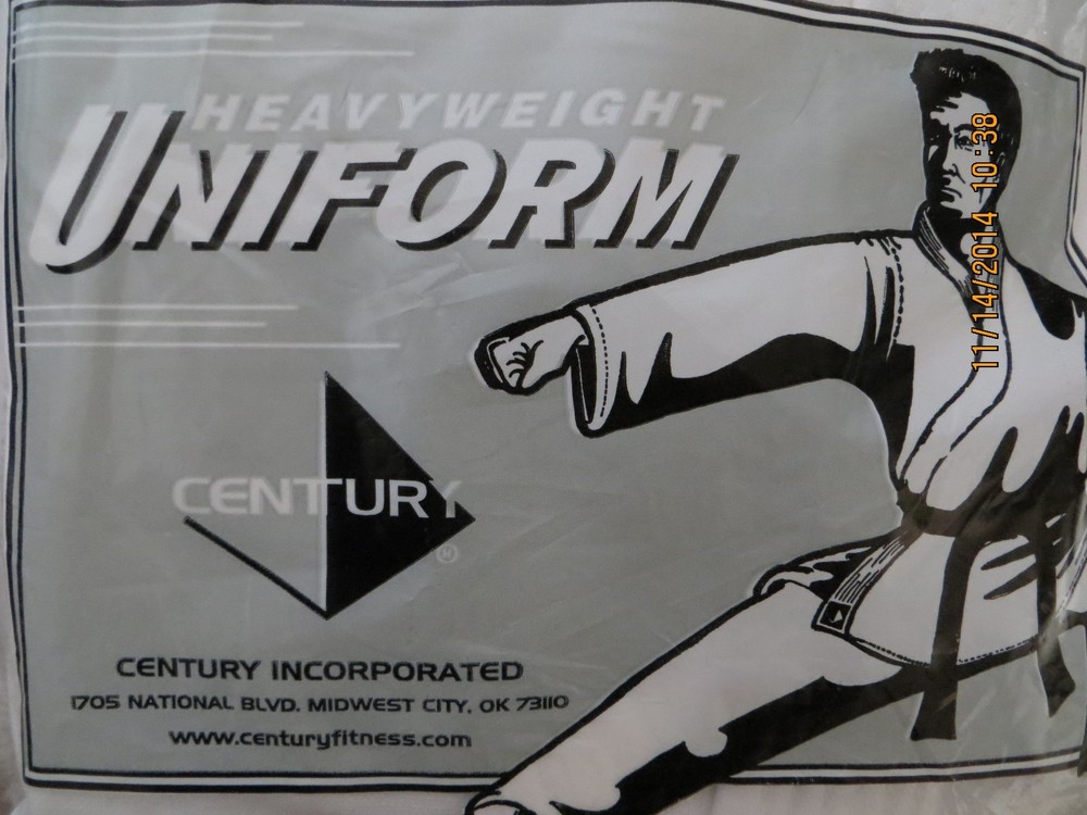 Century Heavyweight Martial Arts Complete Uniform Size 2 New in Original Bag