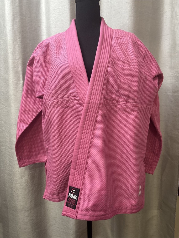 FUJI KIMONO Women Martials Arts Core Pink Premium Cotton Jacket 83977 SZ W3