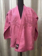 FUJI KIMONO Women Martials Arts Core Pink Premium Cotton Jacket 83977 SZ W3