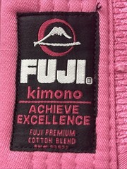 FUJI KIMONO Women Martials Arts Core Pink Premium Cotton Jacket 83977 SZ W3