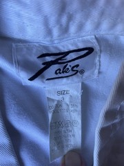 Pak’s Tang Soo Do Martial Arts Uniform White Size 3 with Belts & Chest Guard