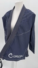 Origin Maine BJJ Jiu Jitsu Jacket A1 Mens Size Small Navy Blue GI MMA Kimono