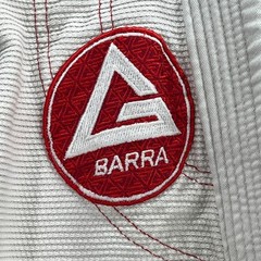 Gracie Barra Gi Jiu Jitsu Jacket Kimono Top Adult A0 White Equipe GB BJJ Adidas