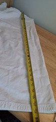 Vtg KI International Martial Arts Gi Pants White 100% Cotton Hong Kong 44″x25″
