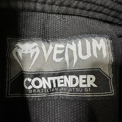 Venum Contender A2.5 Elite Brazilian JIU-JITSU Gi Solid Black Adult Unisex M/L