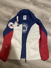 MOOTO Hooded Windbreaker Jacket Small Martial Arts Taekwondo Korea With patch