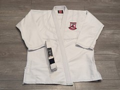 Break Point BP A3 White Uniform Top Soma Academy Jiu jitsu MMA Adult w/CK Belt