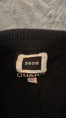 Ouano 350G Serg Brazilian Jiu-Jitsu Black Gi Grappling BJJ A1L