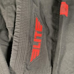 Elite Sports Womens BJJ Gi Jacket Top F1 XS Black Red Jiu Jitsu Kimono Uniform