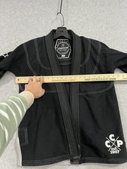 CRNR Combat Gear Gi Fightwear Size A0Jacket & Pants Black Ju Jitsu Bottom