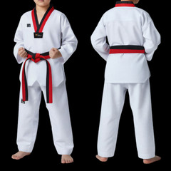 Mooto Taekwondo Uniform WT Approved Dobok White TKD KOR (Belt Not Included)