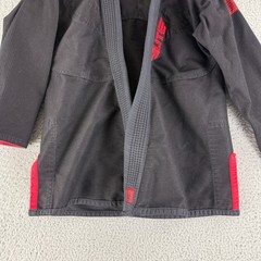 Elite Sports BJJ Gi Jacket Youth Kid Size C2 4’6″ – 4’9″ 80-95 lbs Pull On Black