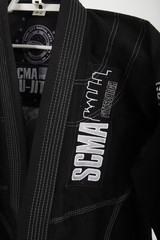 Steel City Martial Arts Jiu Jitsu Gi Mens Large A2 Black BJJ Kimono Set