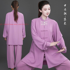 Unisex Cotton blend Kung Fu Tai Chi Uniform Martial Arts Clothes Traditional Set