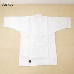 Unbleached Karate Gi Natural Off White Full Contact Canvas Jacket Twill Pants