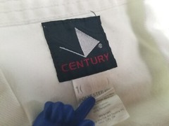 Century White USA Martial Arts Top Shirt Unisex Size 1 See Stain