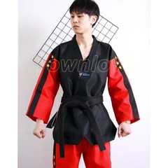 3 StarsTaekwondo Uniform Long Sleeve Kids Adult Clothes Taekwondo Martial Arts