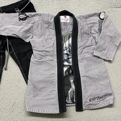 Custos Athletic Gi Set Adult A2 Gray Jiu Jitsu Ripstop MMA Grappling *No Belt