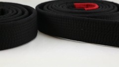 Brazilian Jiu Jitsu Belt IBJJF Approved Cotton Adult Sleeve Bar Stripes BJJ