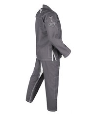 Raven Fightwear Men’s Thor Nordic Brazilian Jiu Jitsu Premium BJJ Gi Grey