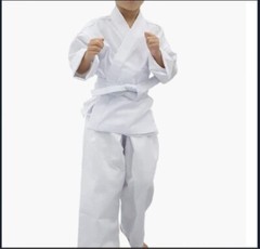 Martial Arts Karate Uniform / BOLD Lightweight – WHITE — Size 0, 00, 000