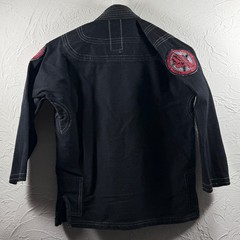 Break Point BJJ Gi Top Black Pearl Weave Jiu Jitsu Kimono Youth K2 Adult XS