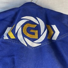 Jiu Jitsu Gi A0 Glory Blue/yellow Karate Kickboxing Kimono Martial Art Set