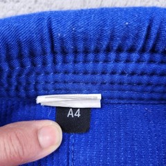Elite Gi Kimono Jacket Adult A4 Blue MMA Jiu Jitsu (Jacket Only)