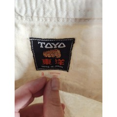 Toyo Martial Arts Gi Uniform Size 3 Natural Cotton Karate Judo Set Unbleached