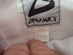 Dynamics World Inc. Tae kwon Do Uniform Size 005/190 with White Belt XXL